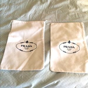 Prada dust bag new